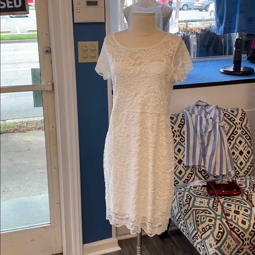 White dress